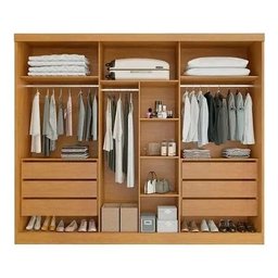 Guarda Roupa Alvorada Casal 6 Portas 6 Gavetas Bianchi - 2