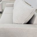 Ver mais imagens de Sofá 3 Lugares com Pés Metálicos 180cm Paradiso Cinza