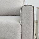 Ver imagem 6 de Sofá 3 Lugares com Pés Metálicos 180cm Paradiso Cinza