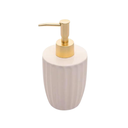 Ver imagem 2 de Dispenser para Sabonete Líquido em Cerâmica Canelatta 330ml Lyor Creme