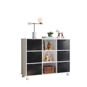 Nicho Organizador Branco 6 Gavetas com Rodízios - Dritex:gavetas Pretas