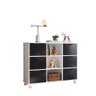 Nicho Organizador Branco 6 Gavetas com Rodízios - Dritex:gavetas Pretas - 1