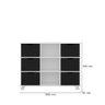 Nicho Organizador Branco 6 Gavetas com Rodízios - Dritex:gavetas Pretas - 2