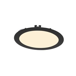 Plafon Led Embutir Redondo 18w Preto Yamamura - 4