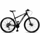 Ver imagem 1 de Bicicleta Aro 29 Cripto 21 Marchas Freios Disco C- Suspensão - Preto-prata - 15" Preto-prata
