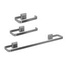 Ver imagem 1 de Kit Acessórios para Banheiros 3 Peças Prata Lavabo Banho Luxo