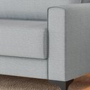 Ver imagem 5 de Sofá 3 Lugares com Pés Metálicos 220cm Paradiso Cinza