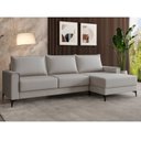Ver imagem 1 de Estofado 3 Lugares com Chaise Lado Direito Bege