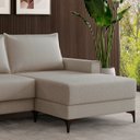 Ver imagem 5 de Estofado 3 Lugares Chaise Lado Direito Bege