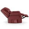 Poltrona do Papai Reclinável Melim Power Elétrica Massagem Pu Vermelho Fh1 - D'rossi - 8