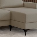 Ver imagem 7 de Sofá para Sala de Estar 3 Lugares Moderno Premium Bege Escuro