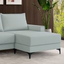 Ver imagem 5 de Estofado 3 Lugares com Chaise Lado Direito Cinza