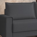 Ver imagem 6 de Estofado 3 Lugares com Chaise Lado Direito Cinza Grafite
