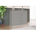 Ver imagem 1 de Cômoda Infantil Americano com 4 Gavetas e 1 Porta