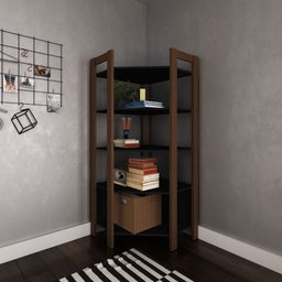 Estante para Livros de Canto Multiuso  - 2