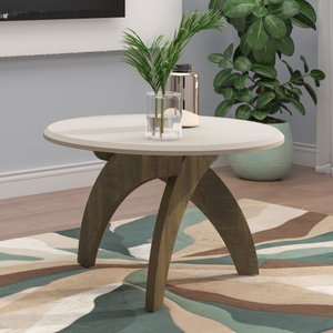 Mesa Lateral Redonda 100% MDF 25mm Jade