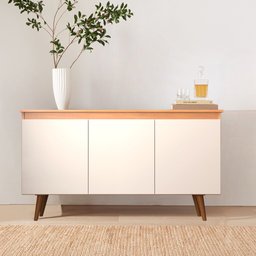 Buffet 3 Portas 136cm Retrô Elza Yescasa - 1