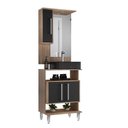 Ver imagem 3 de Conjunto Gabinete de Banheiro com Cuba e Espelheira LED Eleganza 