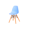 Cadeira Infantil Eames Braço Polipropileno Base Madeira Eiffel Espresso Móveis - 1