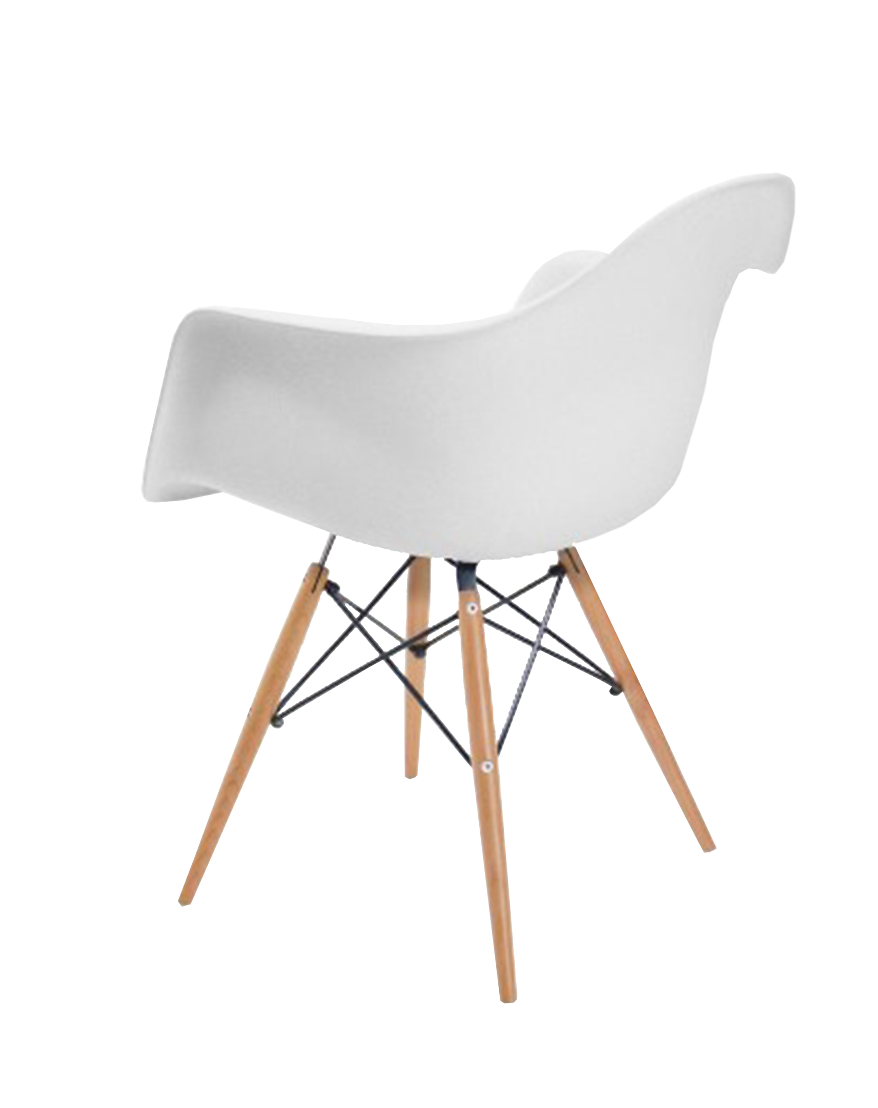 Cadeira Eames Braço Polipropileno Base Madeira Eiffel Espresso Móveis - 5