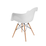 Cadeira Eames Braço Polipropileno Base Madeira Eiffel Espresso Móveis - 5