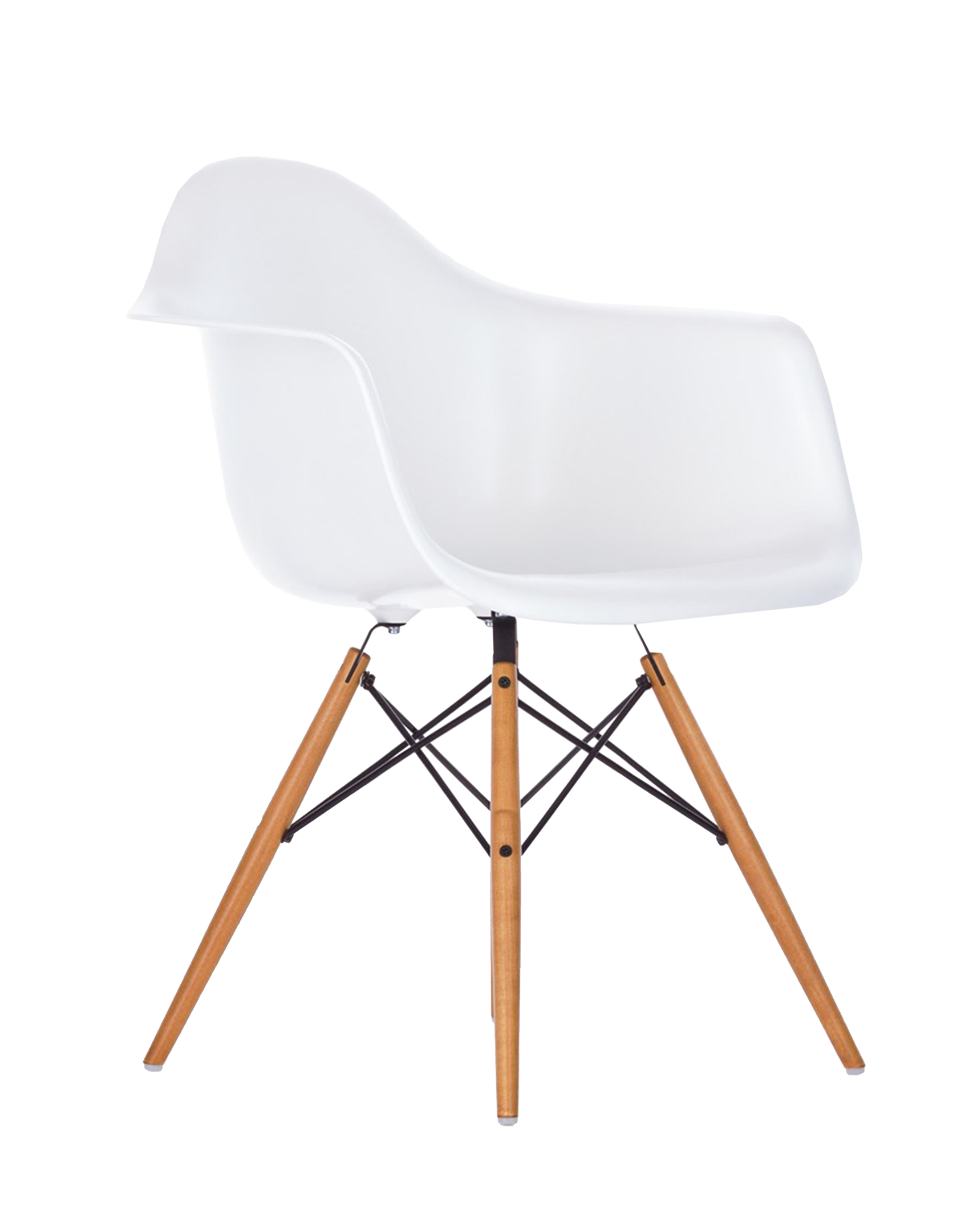 Cadeira Eames Braço Polipropileno Base Madeira Eiffel Espresso Móveis - 4