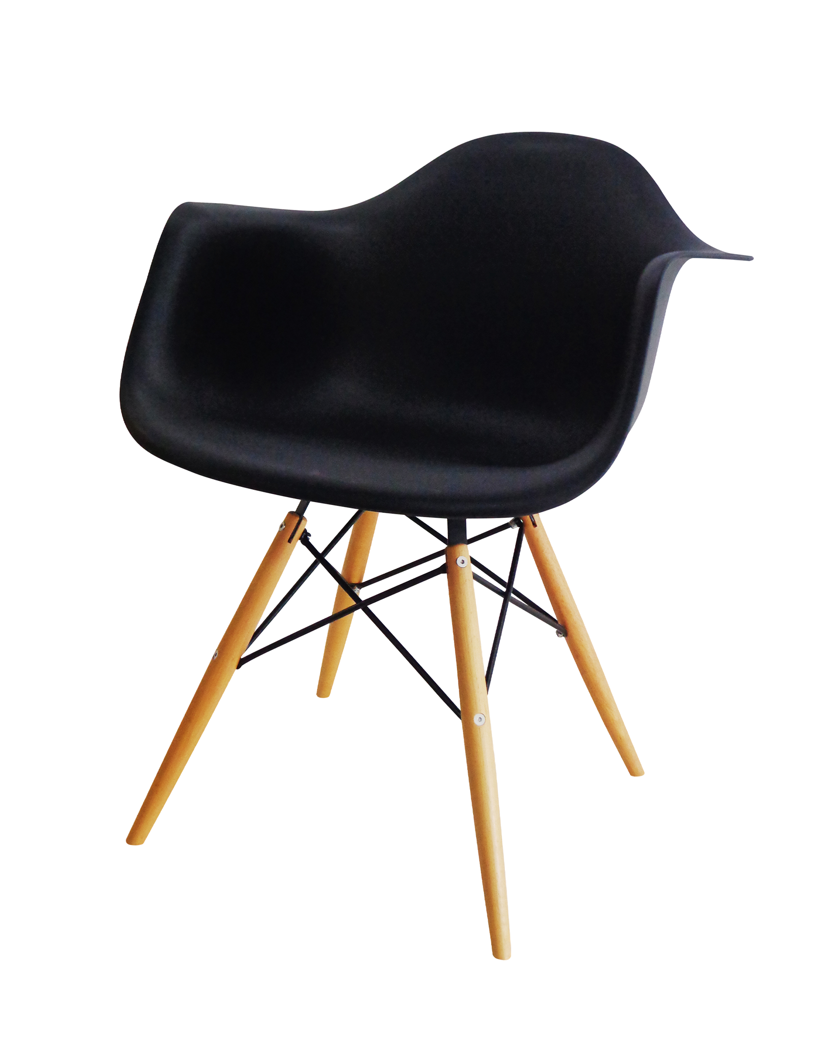 Cadeira Eames Braço Polipropileno Base Madeira Eiffel Espresso Móveis - 4