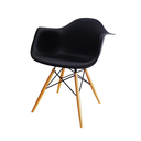 Ver imagem 4 de Cadeira Eames Braço Polipropileno Base Madeira Eiffel Espresso Móveis