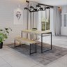 Conjunto Mesa de Jantar com 1 Banco Estilo Industrial Active Yescasa - 1