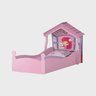 Cama Infantil com Proteção Lateral Casa Moranguinho J&A Móveis - 2