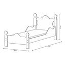 Ver imagem 3 de Cama Infantil com Proteção Lateral Iris 