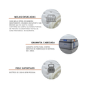 Ver mais imagens de Colchão Solteiro Molas Ensacadas e Espuma Softgel 31x88x188cm Firm CabeCasa MadeiraOriginals