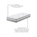 Ver imagem 5 de Colchão Solteiro 78x188x24cm Molas Ensacadas Soft New Montreal