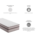 Ver imagem 6 de Colchão Solteiro Auxiliar Molas Ensacadas 78x188x26 Sonhare Montreal