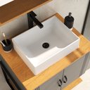 Ver imagem 2 de Conjunto para Banheiro 2 Espelhos Estrutura Metalon com Nichos Londres