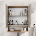 Ver imagem 4 de Conjunto de Banheiro Completo com Gabinete, Cuba e Espelheira 57cm Belfast