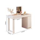 Ver imagem 3 de Escrivaninha Mesa Escritório Penteadeira 121cm com Espelho 1 Porta Love