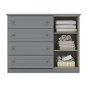 Ver imagem 2 de Cômoda Infantil Americano com 4 Gavetas e 1 Porta