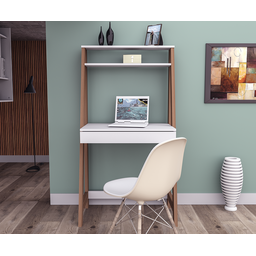 Escrivaninha Estante Escada Urban 1 Gaveta Appunto - 1