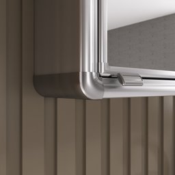 Espelheira para Banheiro 3 Portas em Alumínio 73cmx45cm Plus  - 4