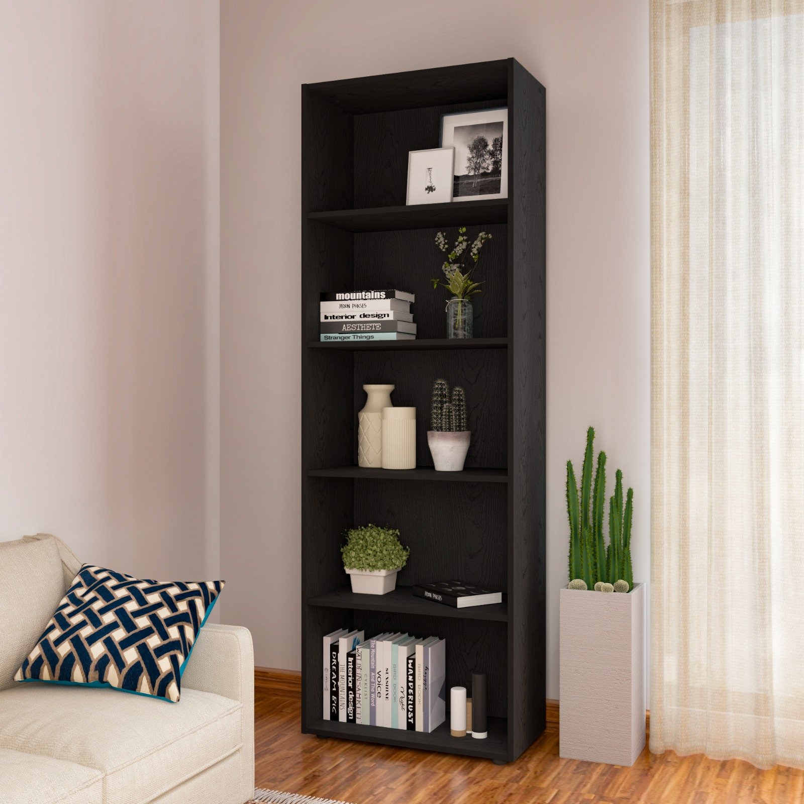 Estante para Livros 5 Prateleiras 180cmx60cm Multy - 2