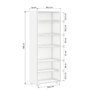 Kit 3 Estantes para Livros 5 Prateleiras 188cmx181,5cm Office - 3