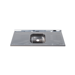 Pia para Cozinha em Aço Inox AISI430 Standar 120 cm x 52cm Fabrinox - 4