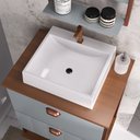 Ver imagem 2 de Gabinete Suspenso com Cuba e Espelheira 60cm Olivia Espresso Móveis