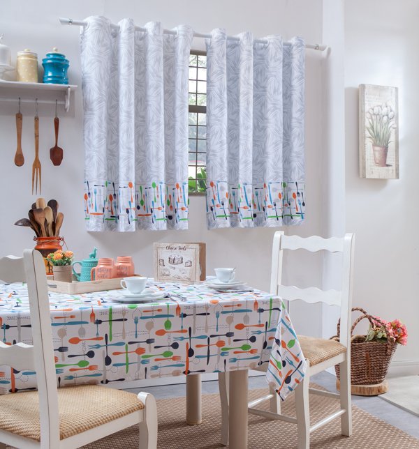 Cortina 2 Folhas Kitchen 1,20x2,60m Branyl
