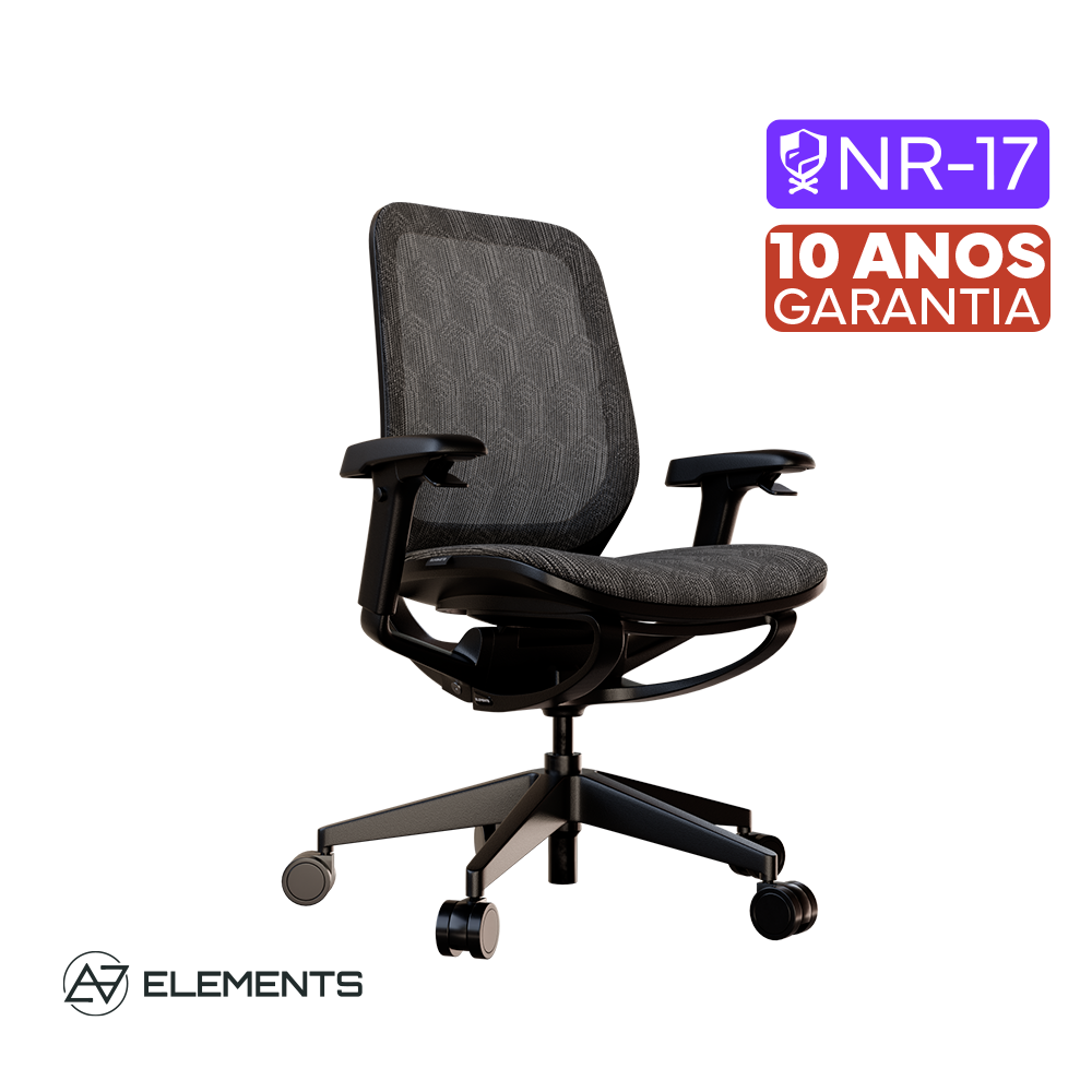 Cadeira Para Escritório Presidente NR17 Joplin - 10