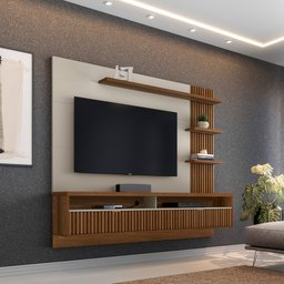Painel para TV até 65 Polegadas Ripado Araruna - 9