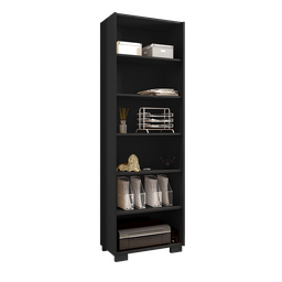 Kit 2 Peças com Estante Livreiro e Escrivaninha Gávea Espresso Móveis - 9