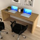 Ver imagem 1 de Escrivaninha Mesa Escritório 2 Lugares 180cm ME4185