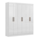 Ver imagem 2 de Guarda-Roupa Casal 6 Portas 2 Gavetas Paris Espresso Móveis